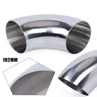 4 Inch High Quality 90 Degree Bend Elbow Exhaust Pipe 304 Stainless Steel USA 4  • $20.73