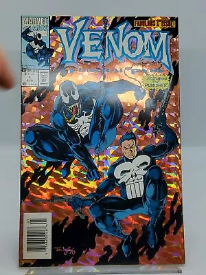 Venom Funeral Pyre #1 FN Newsstand Foil Marvel 1993 • $5.60