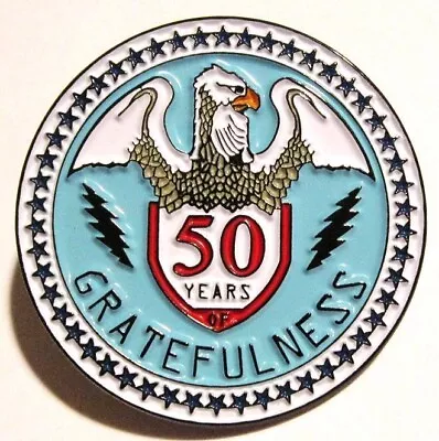 Grateful Dead PIN 50 Years Of Blue Vintage Obsolete Furthur Company LSD Rare • $5.55