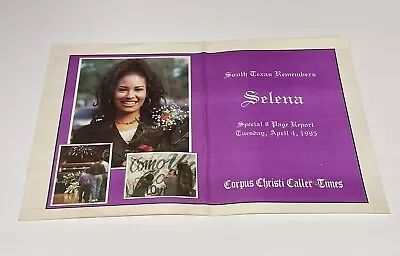 Selena Quintanilla Rare Corpus Christi Times Poster • $64.99