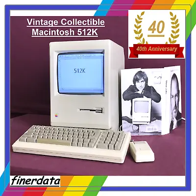 Beatifully Color Restored Macintosh 512K 20 Years In My Collection **WHOW**!!! • $418.01