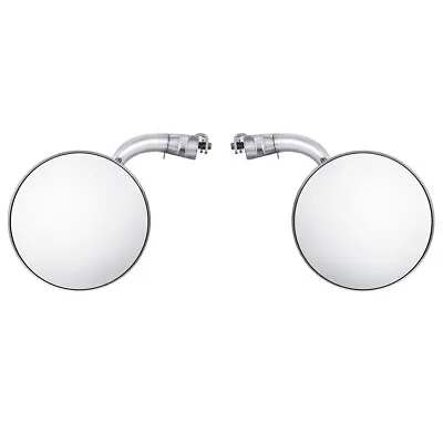 United Pacific 110742 4  Stainless Steel Peep Mirror Set (L/H & R/H) - One Pair • $54.95