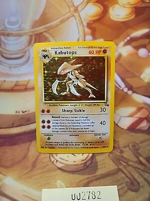 Kabutops - 9/62 - Pokemon Fossil Unlimited Holo Rare Card WOTC  • $14.99