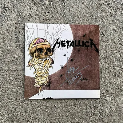 Metallica Signed 7’ Inch LP ONE Jason Newsted • £158.36