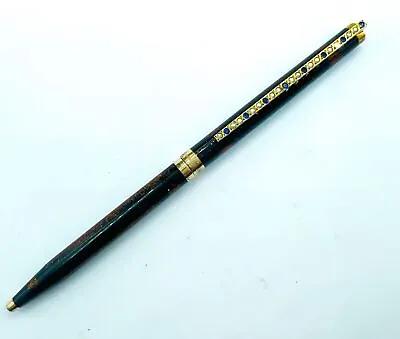 $342.25 • Buy S.T. Dupont BallPoint Pen Laque De Chine With Blue & White Diamonds Gold Plated