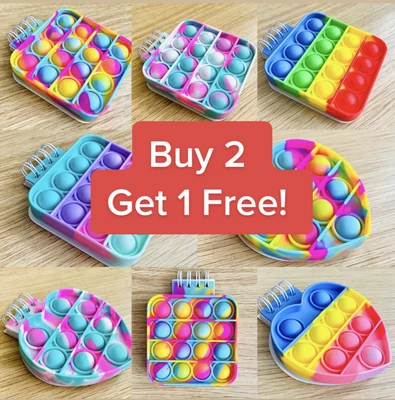 £4.99 • Buy Mini Notebook Popper School Fidget Toy Push It Sensory Toy Party Bag Filler