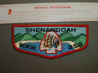 Boy Scout OA 258 Shenandoah First Solid Flap 9274J • $54.99