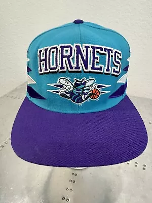 Charlotte Hornets Mitchell & Ness Snapback Hat Purple/Blue NBA Hardwood Classics • $24.90