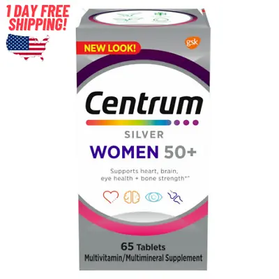 Centrum Silver Multivitamins For Women Over 50 Multimineral Supplement With Vit • $11.99