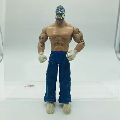 WWE Ruthless Aggression Rey Mysterio Jr Jakks 6.5'' Wrestling Figure Blue Pants • $5.99