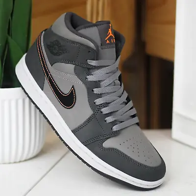 Nike Air Jordan 1 Mid SE Shoes Night Stadium Black FQ8338-017 Men's & GS NEW • $129.90