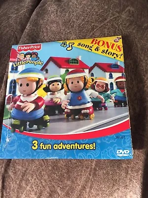Fisher Price Little People 3 Fun Adventures ! SEALED DVD Cardboard Cover • $20