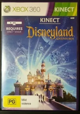 Kinect Disneyland Adventures Microsoft Xbox 360 Good Used Condition Free Postage • $9.99