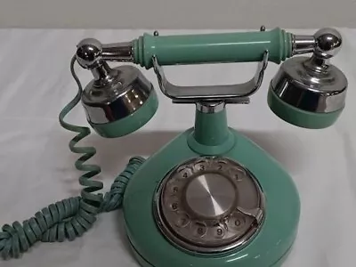 Vintage Western Electric Celebrity French Style Rotary Dial Phone  Seafoam Green • $45