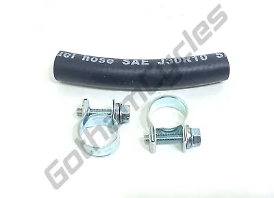 $11.99 • Buy SUBMERSIBLE SAE J30R10 Fuel Line Hose 5/16  ID X 3  W INJECTION RATED CLAMPS KIT
