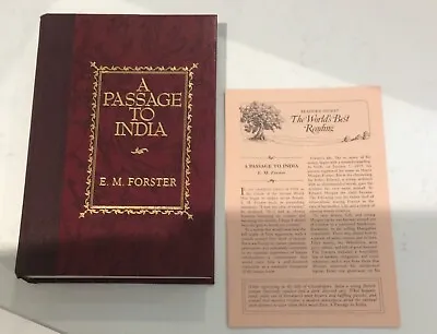 Readers Digest A Passage To India E.M. Forster Hardback Book 1998 • £10