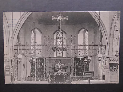 Interior St Peters Church DRAYCOTT Nr Cheddar Somerset C1910 Rood Screen Altar • £2.49