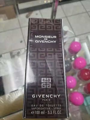 MONSIEUR DE GIVENCHY Men Cologne 3.3oz-100ml EDT Spray NEW-DISCONTINUED (BD08 • $87.99