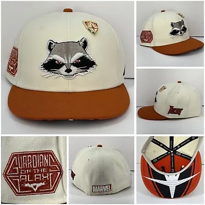 Rocket Raccoon Guardians Of The Galaxy Premium Fitted Marvel Hat Lids Exclusive • $65