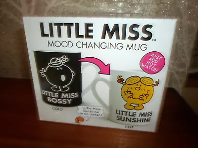 Little Miss Mood Changing Mug Little Miss Bossy/Sunshine Brand NEW Boxed 2016 • £9.95