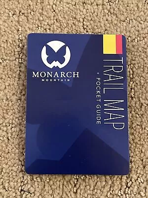 $2.75 • Buy 2023 Monarch Mountain Ski Resort Winter Trail Map Lift Ticket Vail Breckenridge