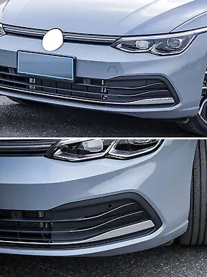 Front Bumper Foglight Lamp Strips Cover For VW Golf MK8 2022 2023 Parts • $32.36