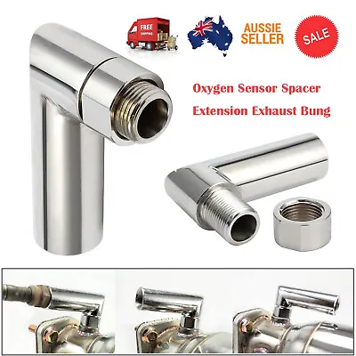 O2 Oxygen Sensor Extender Angled Spacer Adapter M18 X 1.5 90 Degree Bung Pipe • $21.95