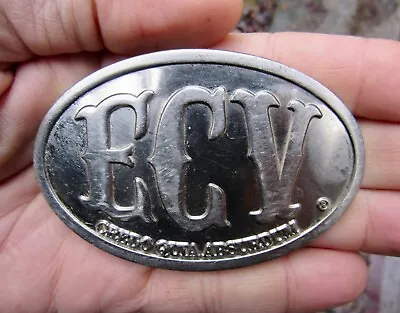 Vtg E CLAMPUS VITUS Belt Buckle ECV Clampers CQA Humbug ODD Silver RARE VG+ • $143.21