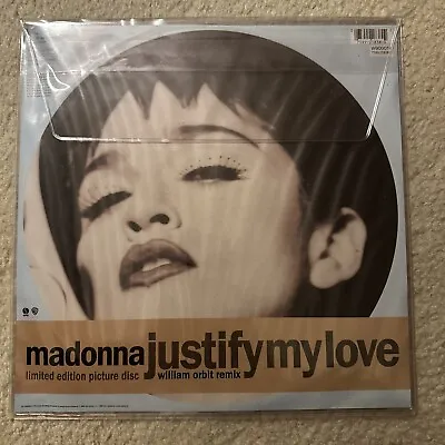 Madonna Justify My Love William Orbit Remix 12  Vinyl Picture Disc Immaculate • $49.99