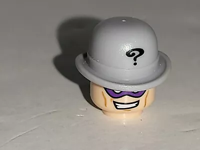 Lego - Minifigure  - Batman - Riddler - Head  Hat W/Question Mark • $5.73