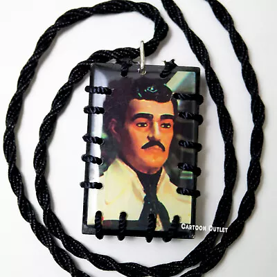 Malverde Necklace Escapulario De Hilo Jesus Malverde Scapular Black New • $9.99