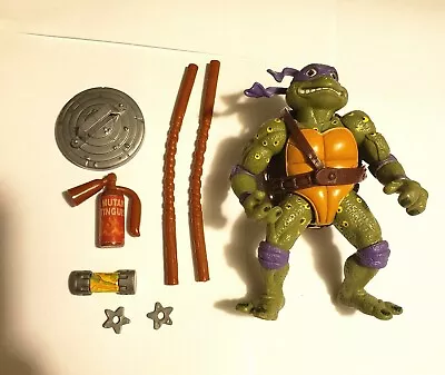 1992 TMNT Ninja Turtles Movie Star Donatello Complete With Accessories Used • $71.95