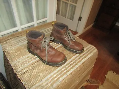 Dr Martens Hayden AW501 Retro Brown Boots  Very Rare Men's Size US 10 UK 9 • $59.95