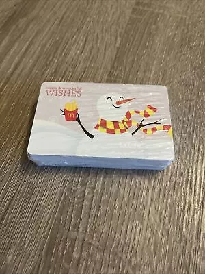 MCDONALD'S Snowman Warm Wishes 2013 Gift Cards ( $0 ) 25 Pack NO CASH VALUE • $10