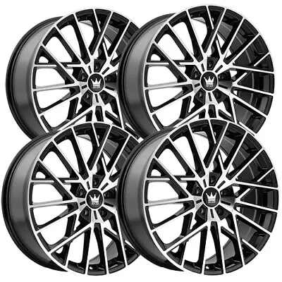 (Set Of 4) Mazzi 378 Jinx 20x8.5 5x112 +38mm Black/Machined Wheels Rims 20  Inch • $835.96