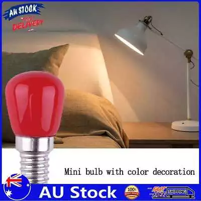 AU E14 Light Bulb 3W 220V Colorful LED Decorative Light Fridge Lamp (Red) • $7.88