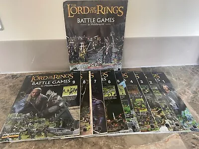 Lord Of The Rings Middle-earth Battle Games Magazines 1-9 2002/2003 All Intact • £9.99