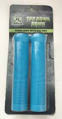 MGP 150mm Grips With Bar Ends / Light Blue New Free P&P UK Seller • £11.50