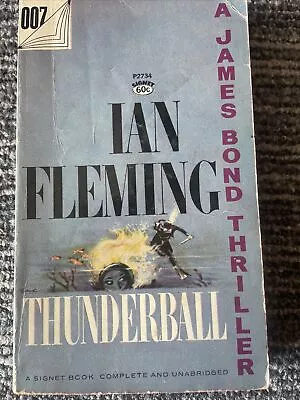 1961 THUNDERBALL By Ian Fleming Signet Paperback • $5