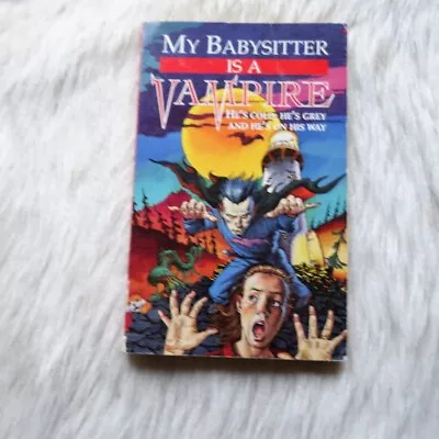 ANN HODGMAN My Babysitter Is A VAMPIRE 1993 Vintage Vampire Book Childrens Book • $28.62