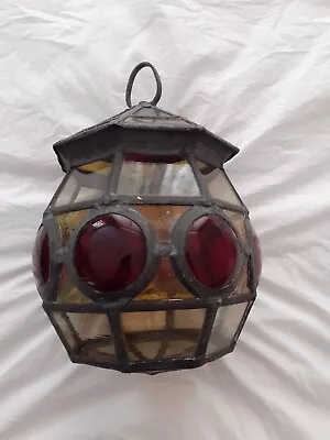 Beautiful Antique Arts And Crafts Porch Or Hall  Lantern For Sale.  • £180