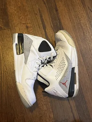 Nike Jordan SC-3 Flight Sneakers Mens 13 White Cement Shoes Basketball No Box • $95