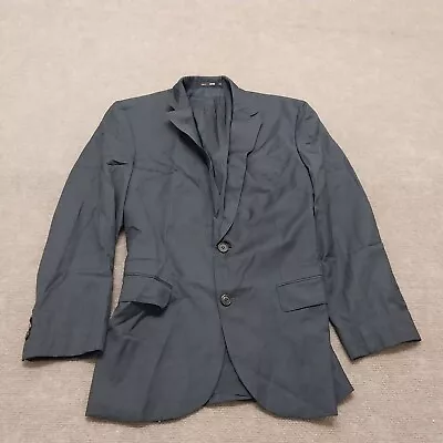 Hugo Boss Sharp1 Mens Size 38 Regular Blue Two Button Blazer Jacket • $24.88