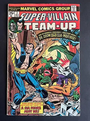 Super-Villain Team-Up #2 - Dr. Doom Sub-Mariner Marvel 1975 Comics • $6.97