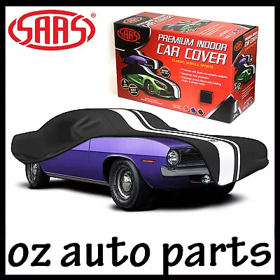 SAAS Car Cover Indoor Large 5.0m Black FOR Ford Mustang 1964-20 GT V8 Ecoboost • $137