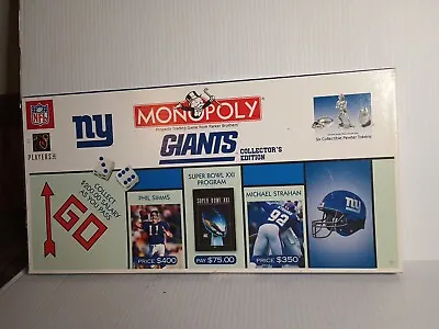 Monopoly X New York Giants NFL Collectors Edition Board Game  • $14.99