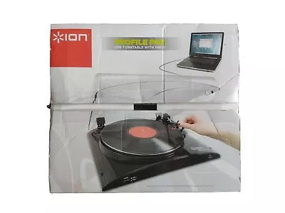 ION PROFILE PRO USB/AV TURNTABLE 33/45RPM & 78s RECORD PLAYER • £25