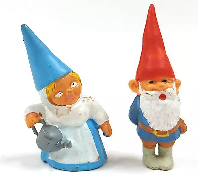 David The Gnome DAVID And Lisa Figure BRB El Gnomo Vintage PVC 3.5  AO454 • £12.75