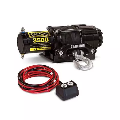 Champion Power Equipment-100428 ATV/UTV Synthetic Rope Winch Kit 3500-lb. • $178.93