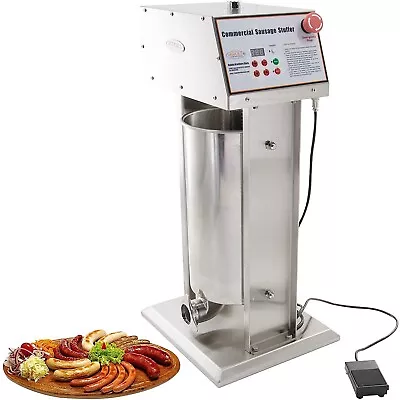 Hakka 22LBS 10L Electric Sausage Stuffer 2 Speed Commerical Meat Filler Maker • $544.63